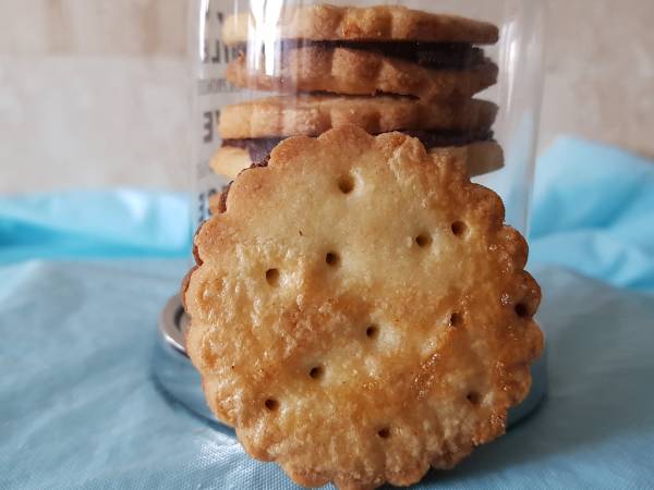 Galletas imitación Príncipe - Preparación paso 3