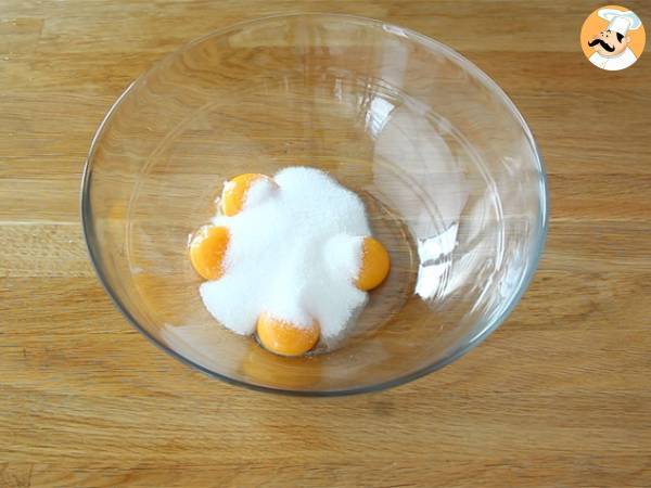 Layer cake de fresas y crema mascarpone - Preparación paso 1