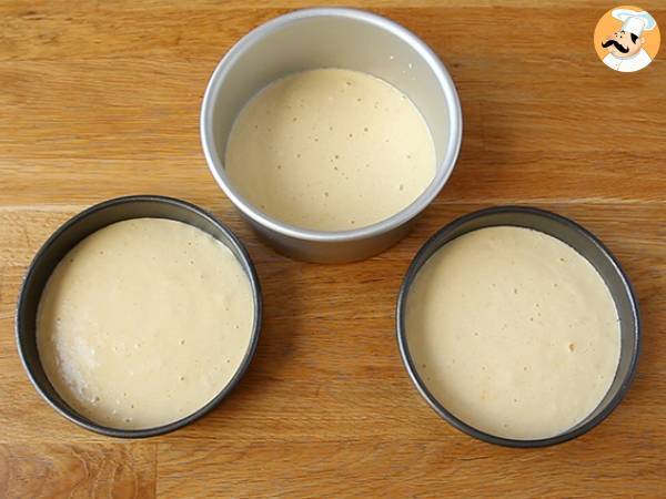 Layer cake de fresas y crema mascarpone - Preparación paso 4