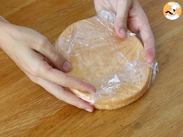 Layer cake de fresas y crema mascarpone - Preparación paso 5