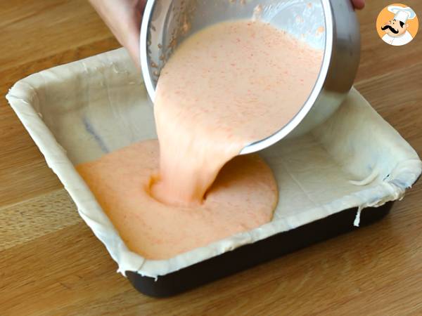 Quiche de zanahoria primaveral - Preparación paso 3