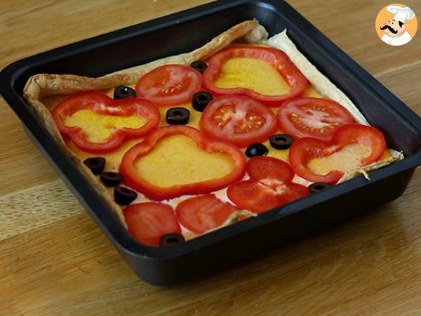 Quiche de zanahoria primaveral - Preparación paso 5