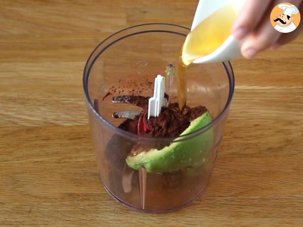 Brownie de aguacate y chocolate sin mantequilla - sin lactosa - Preparación paso 4