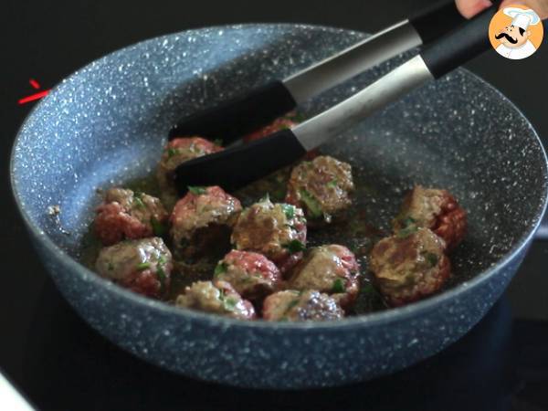 Albóndigas de ternera y parmesano - Preparación paso 3