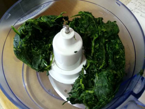 Lasaña de espinacas, con un potente sabor a espinaca - Preparación paso 4