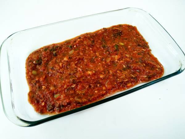 Lasaña de espinacas, con un potente sabor a espinaca - Preparación paso 12