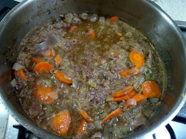 Guiso de carne {en olla rápida} - Preparación paso 7