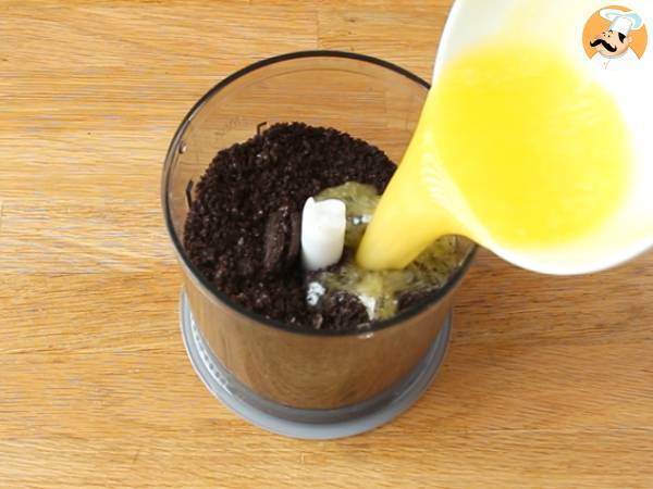 Tartaleta de oreo y chocolate - Preparación paso 1