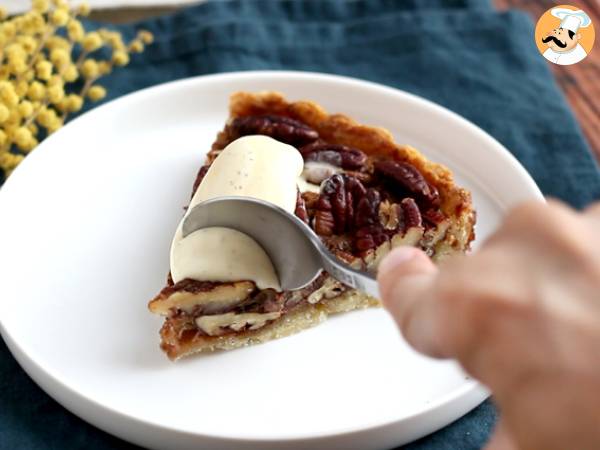 Tartaleta de nueces pecan. Pecan pie - Preparación paso 7