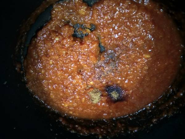 Calamares en salsa americana {perfecta para llevar al trabajo y congelar} - Preparación paso 7