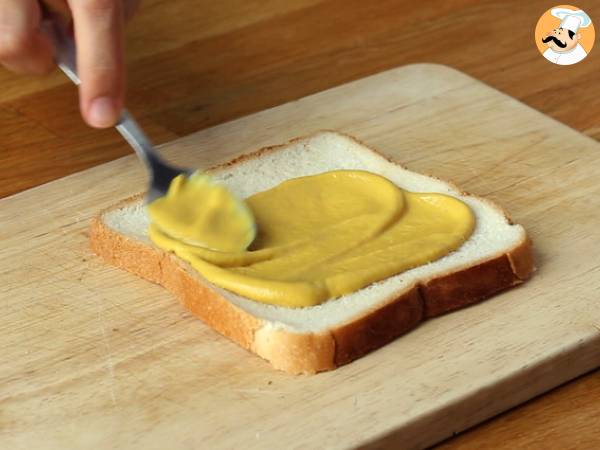 Club Sandwich americano - Preparación paso 1