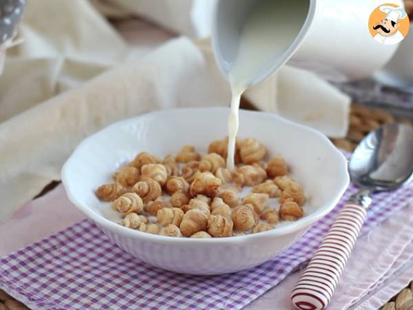 Cereales de mini croissants - Preparación paso 6