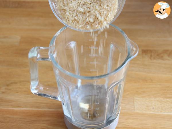 Harina de arroz casera - Preparación paso 1