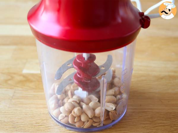 Cómo hacer mantequilla de cacahuete en 5 minutos - Preparación paso 1