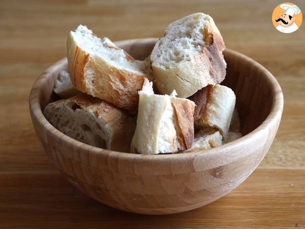 Pan rallado - Preparación paso 1