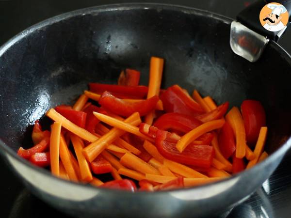 Pad Thai con tofu - Preparación paso 4