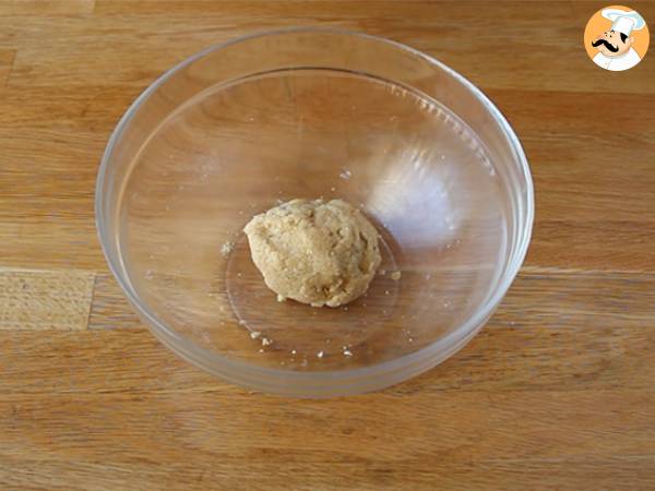 Petit choux con craquelin y crema de vainilla - Preparación paso 1