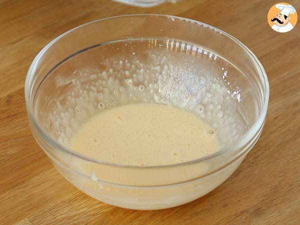 Petit choux con craquelin y crema de vainilla - Preparación paso 3