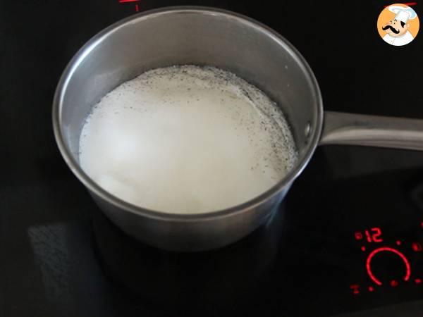 Petit choux con craquelin y crema de vainilla - Preparación paso 4