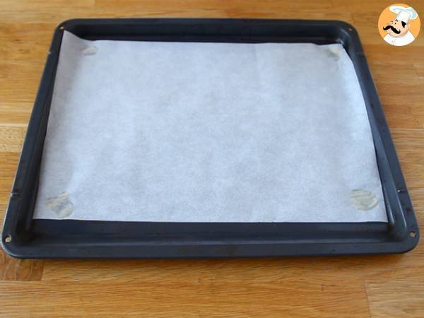 Petit choux con craquelin y crema de vainilla - Preparación paso 11