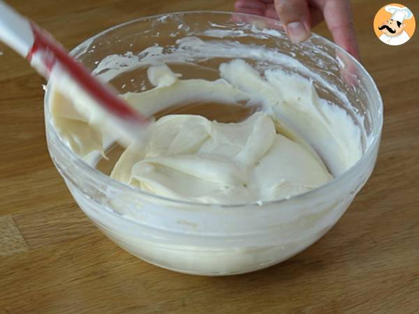 Petit choux con craquelin y crema de vainilla - Preparación paso 15