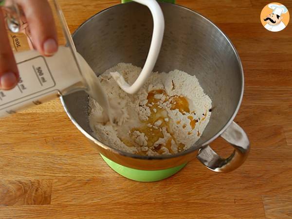 Brioche babka de chocolate y avellanas - Preparación paso 2