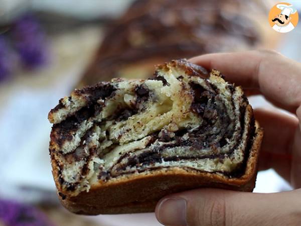 Brioche babka de chocolate y avellanas - Preparación paso 10