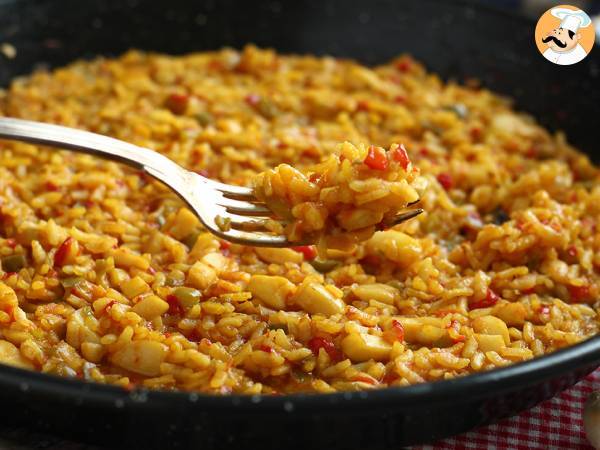 Arroz con calamares fácil - Preparación paso 6