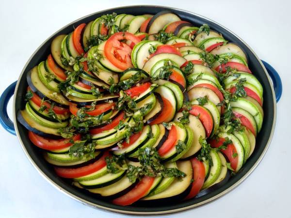 Tian de verduras o ratatouille {receta francesa} - Preparación paso 9