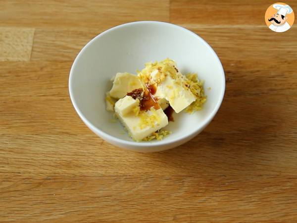 Tronco de crema de limón y merengue - Preparación paso 2