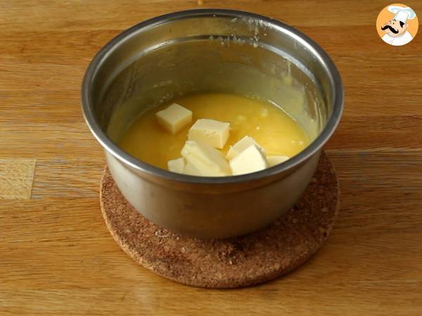 Tronco de crema de limón y merengue - Preparación paso 7