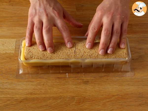 Tronco de crema de limón y merengue - Preparación paso 10