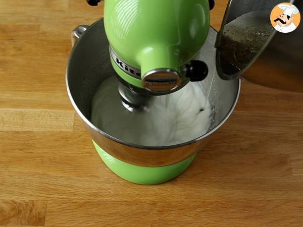 Tronco de crema de limón y merengue - Preparación paso 13