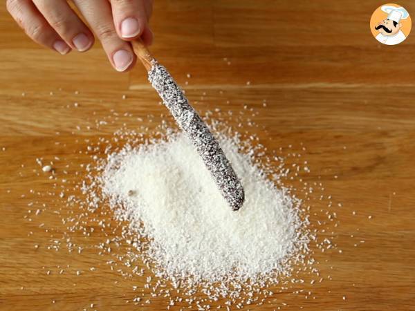 Mikados de coco - Preparación paso 6