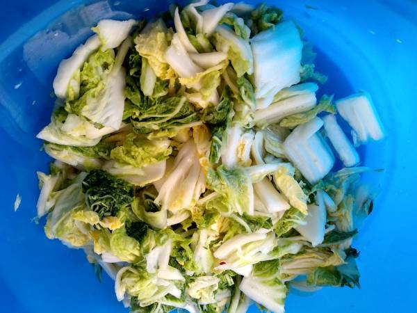 Kimchi {plato nacional coreano} - Preparación paso 10