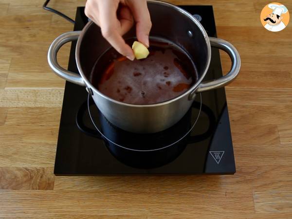 Wassail, el cóctel especiado de Navidad - Preparación paso 2