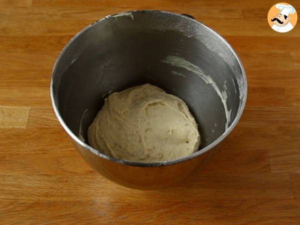 Bretzel con mozzarella y romero - Preparación paso 3