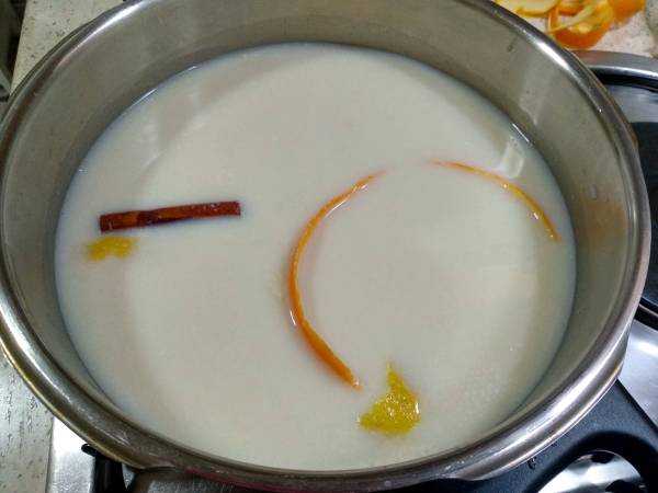 Arroz con leche vegano {en olla rápida} - Preparación paso 2