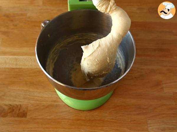 Mini gofres con chocolate - Preparación paso 3