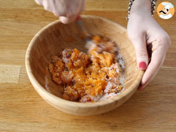 Crumble de calabaza y avellanas - Preparación paso 2