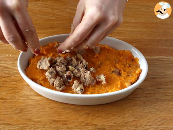 Crumble de calabaza y avellanas - Preparación paso 4