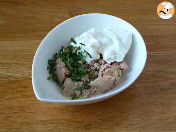 Endivias con relleno de atún - Preparación paso 1