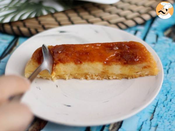 Flan de coco en microondas en 8 minutos - Preparación paso 5