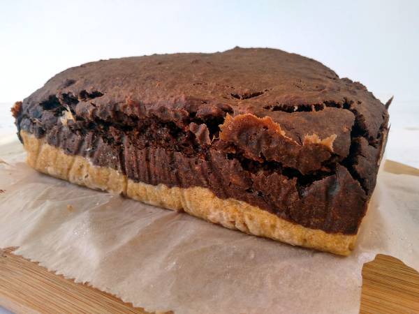 Bizcocho vegano de chocolate y tofu - Preparación paso 10