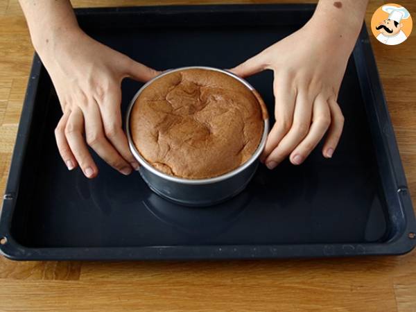 Bizcoflan de vainilla - Preparación paso 9