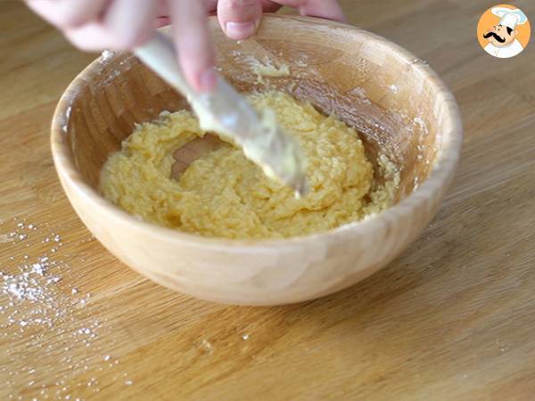 Tarta conejo de Pascua - Preparación paso 1