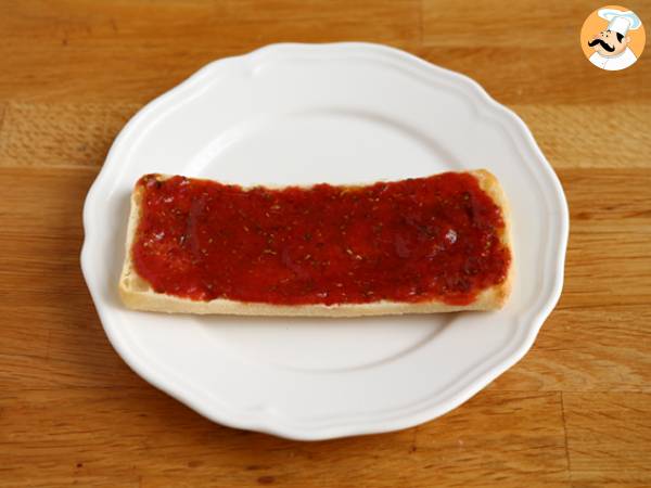 Panini de chorizo y emmental - Preparación paso 1