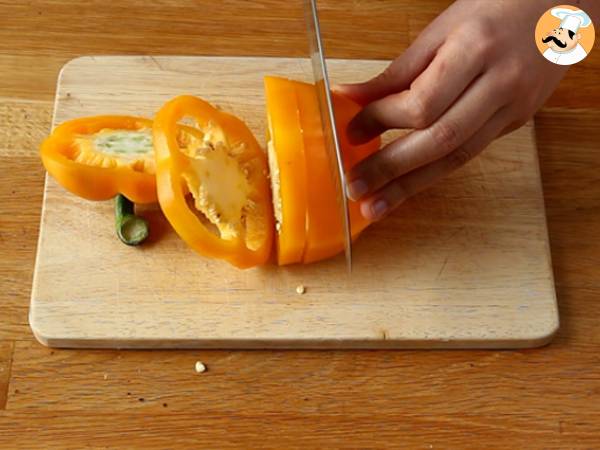 Focaccia floral- focaccia art - Preparación paso 7