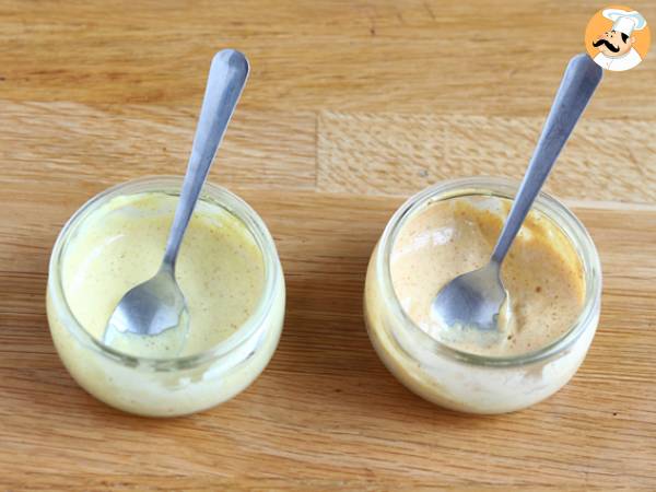 Sándwich de gambas, aguacate y cilantro - Preparación paso 1