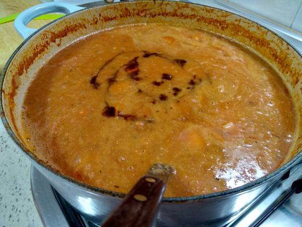 Guiso de lentejas {una receta tradicional española} - Preparación paso 6